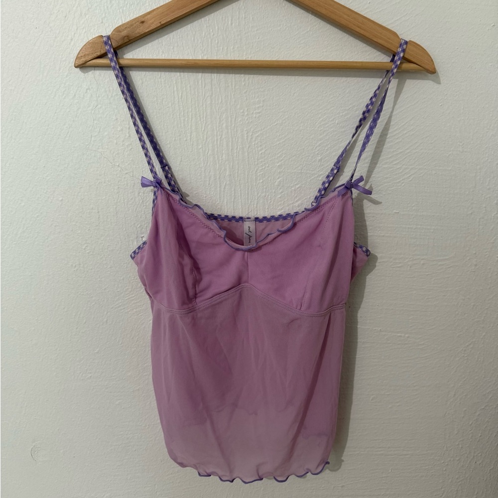 Urban Outfitters Out From Under Purple Spaghetti Strap Top